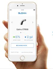SLOAN’s new OPTIMA Bluetooth faucet